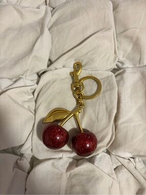 Free People Glitter Cherry Bag Charm